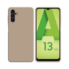 Coque Silicone Compatible pour Samsung Galaxy A13 5G A136 & A04s A047F Rose Gold