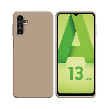 Coque Silicone Compatible pour Samsung Galaxy A13 5G A136 & A04s A047F Rose Gold