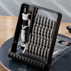 Kit Tournevis de Précision Jakemy JM-8189A avec Pince Tweezer (32 en 1) Noir