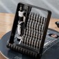 Kit Tournevis de Précision Jakemy JM-8189A avec Pince Tweezer (32 en 1) Noir