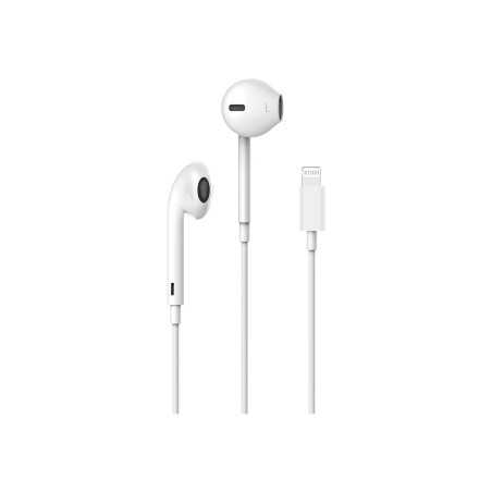Écouteurs Filaires Lightning d-power K6053 (Bluetooth) Blanc