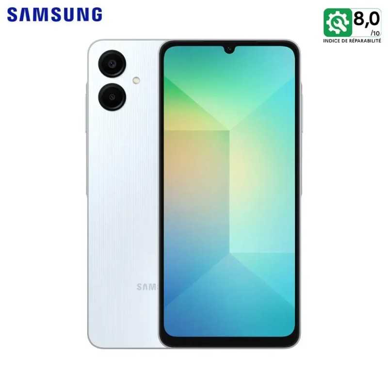 Smartphone Neuf Samsung Galaxy A06 A065 4/64Go NON EU Bleu Clair Smartphone Neuf Samsung Galaxy A06 A065 4/64Go NON EU Bleu Clair