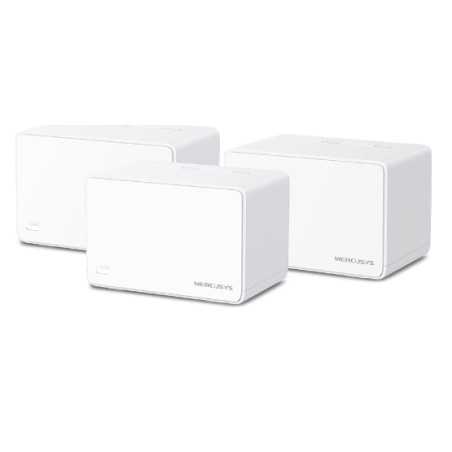 Routeur Mercusys Système Wi-Fi Mesh Halo H80X, 2402 Mbit/s, 2,4 - 5 GHz, Antenne interne - 3 Pièces