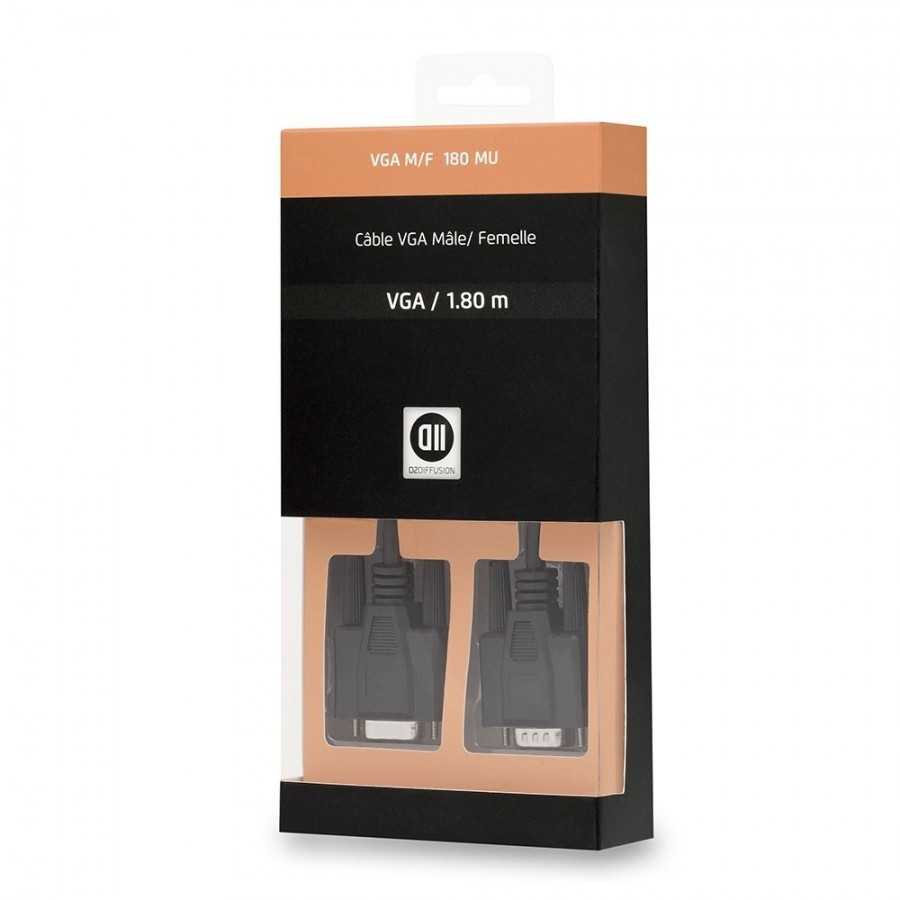 Câble VGA mâle/mâle D2 Diffusion