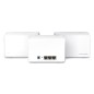 Routeur Mercusys Système Wi-Fi Mesh Halo H80X, 2402 Mbit/s, 2,4 - 5 GHz, Antenne interne - 3 Pièces