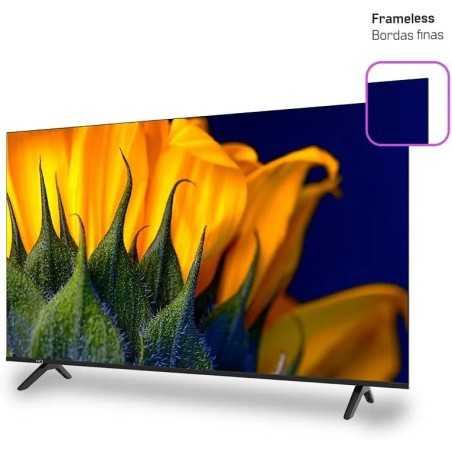 Smart TV Thomson HQ QLED 55 Polegadas HQ-QLED55SM 4K Wi-Fi Bluetooth, Apps, Netflix, YouTube e Prime Vídeo