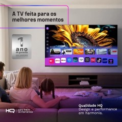 Smart TV Thomson HQ QLED 55 Polegadas HQ-QLED55SM 4K Wi-Fi Bluetooth, Apps, Netflix, YouTube e Prime Vídeo