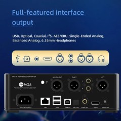 SMSL DP5 Lecteur Réseau DAC ES9038Pro Symétrique AES/EBU HDMI I2S MQA