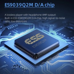 SMSL DP5 Lecteur Réseau DAC ES9038Pro Symétrique AES/EBU HDMI I2S MQA