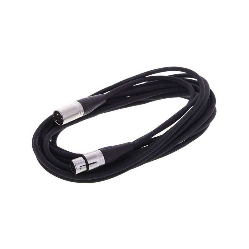 Câble Micro XLR M/F 6m Noir The Sssnake SM6BK