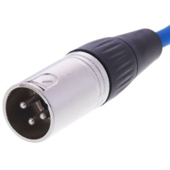 Câble Micro XLR M/F 6m Bleu The Sssnake SM6BL