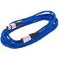 Câble Micro XLR M/F 6m Bleu The Sssnake SM6BL