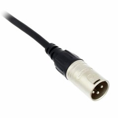Câble Noir XLR Mâle / Jack Mâle 6.5mm Mono Cordial CCM 5 MP