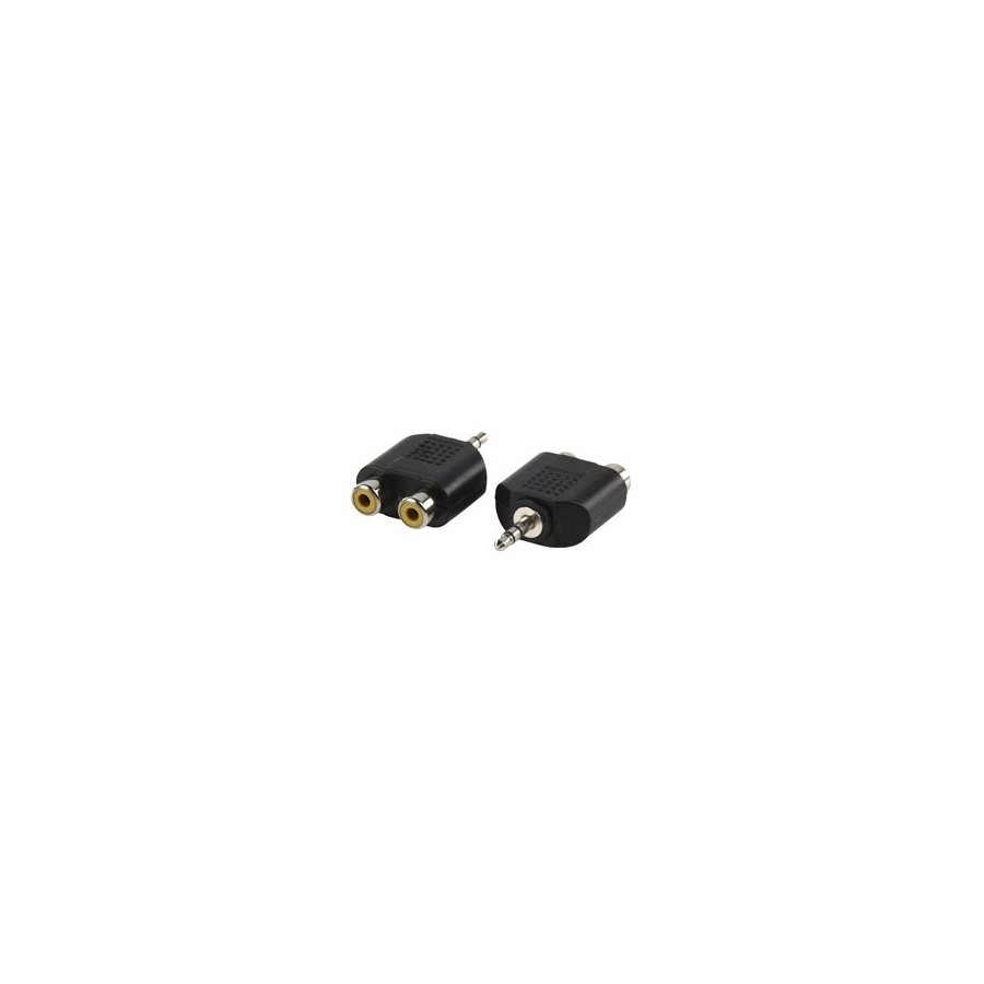ADAPTER JACK 3.5/2RCA Femelle