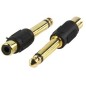 ADAPTATEUR JACK 6.5MM RCA F DORE