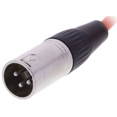 Câble Micro XLR M/F Rouge The Sssnake SM6RD