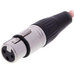 Câble Micro XLR M/F Rouge The Sssnake SM6RD