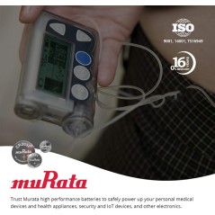 Murata LR44 Battery AG13 357A 1.55V Alkaline Button Cell (Unité)