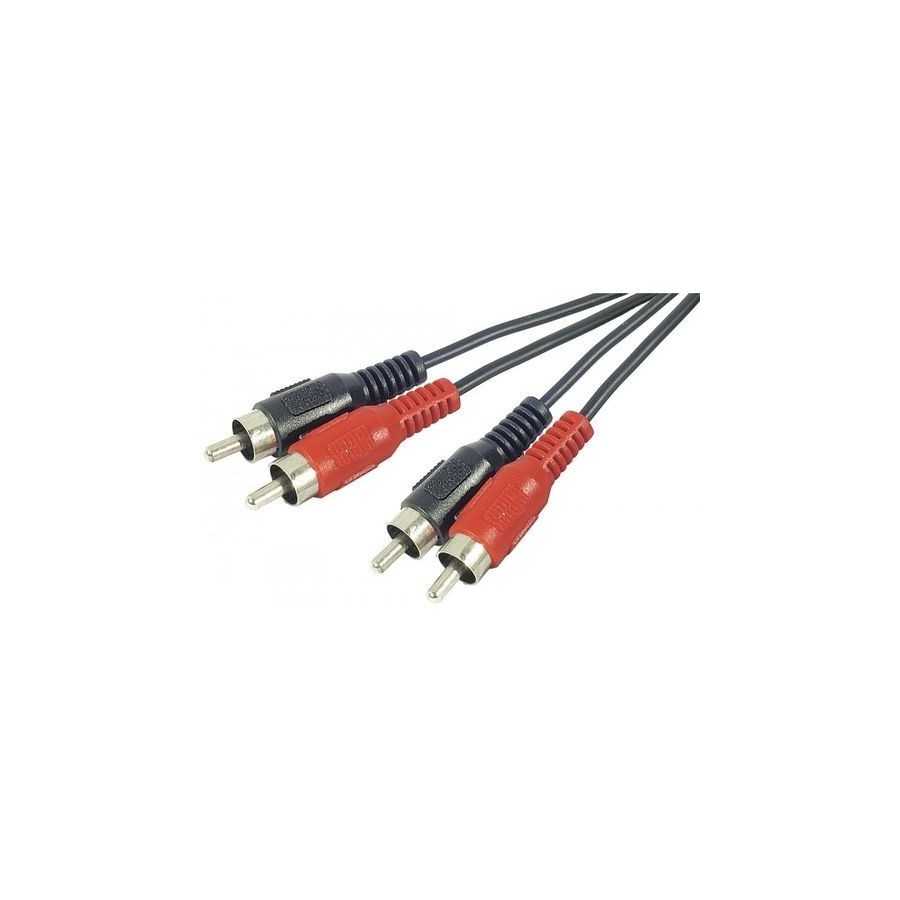 Cordon 2 x Rca M/M Audio stéréo
