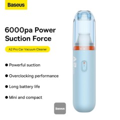 Aspirateur Baseus A2Pro sans fil pour voiture 6000 Pa (bleu)