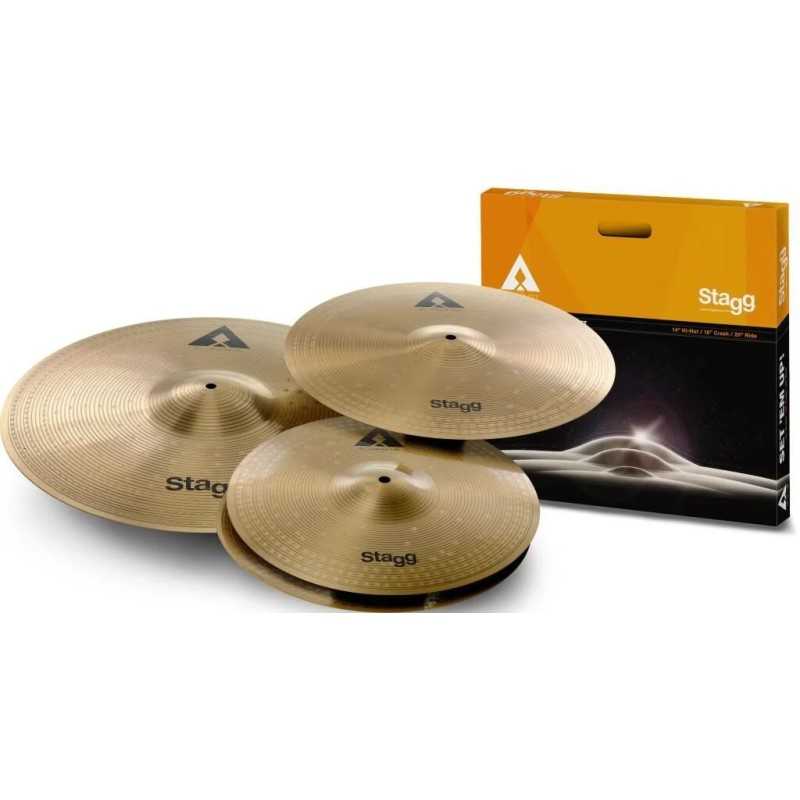 Stagg - Pack de 3 cymbales AXK SET 14/16/20" Stagg - Pack de 3 cymbales AXK SET 14/16/20"