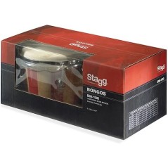 Stagg Bongo en Bois 7,5" + 6,5" 2 Tons BW-100