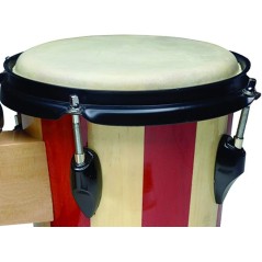 Stagg Bongo en Bois 7,5" + 6,5" 2 Tons BW-100