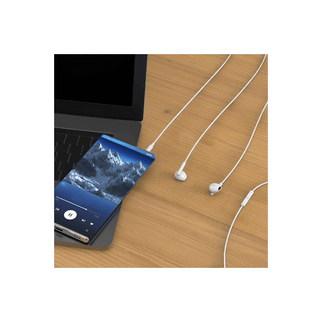 Écouteurs Filaires Jack 3.5mm CONNECT MC-EFBJ01 Blanc