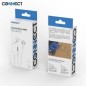 Écouteurs Filaires Jack 3.5mm CONNECT MC-EFBJ01 Blanc