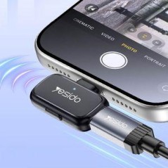 Microphone Cravate Yesido KR26 Lightning Noir