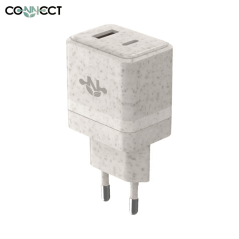 Chargeur Secteur Multi CONNECT MC-CD33WB Eco-Friendly (USB-C + USB) 33W Beige