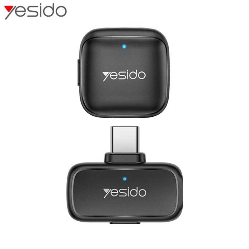Microphone Cravate Yesido KR27 USB-C Noir Microphone Cravate Yesido KR27 USB-C Noir