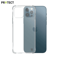 Coque Silicone Renforcée PROTECT pour Apple iPhone 12/iPhone 12 Pro Transparent