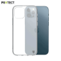 Coque Silicone PROTECT pour Apple iPhone 12/iPhone 12 Pro Transparent