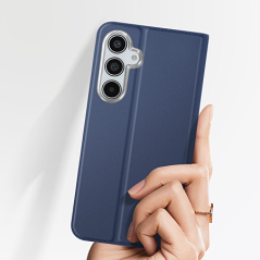 Housse de Protection Skin Pro Dux Ducis pour Samsung Galaxy A55 5G A556 Bleu