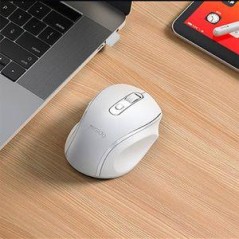 Souris sans Fil Yesido KB45 avec 6 Boutons Blanc
