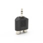 ADAPTER JACK 3.5/2RCA Femelle