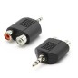 ADAPTER JACK 3.5/2RCA Femelle
