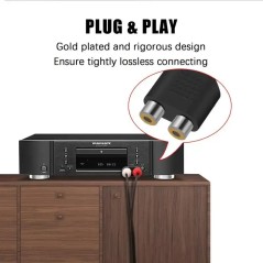 ADAPTER JACK 3.5/2RCA Femelle