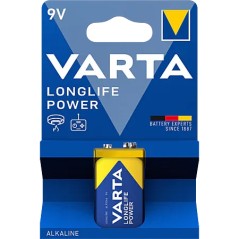 Pile alcaline varta power longlife 6LR61 9v