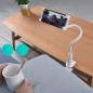 Support de téléphone de bureau Choetech avec clip et chargeur sans fil Qi 15W blanc (T584-F) Support de téléphone de bureau Choetech avec clip et chargeur sans fil Qi 15W blanc (T584-F)