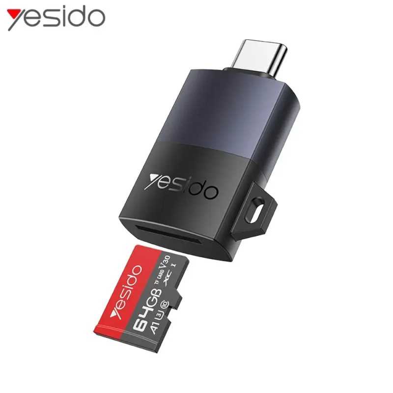 Lecteur de Carte Yesido GS37 OTG USB-C Noir Lecteur de Carte Yesido GS37 OTG USB-C Noir
