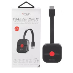 Adaptateur multimédia sans fil Yesido TV10 noir 2,4G