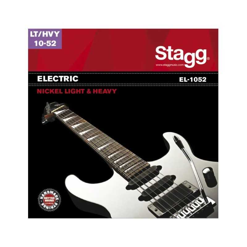 STAGG EL-1052 Jeu de cordes en acier nickelé pour guitare électrique