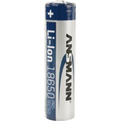 Batterie rechargeable spéciale ANSMANN 18650 9,36 Wh, Li-Ion 18650, 3,7 V, 2 600 mAh