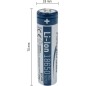 Batterie rechargeable spéciale ANSMANN 18650 9,36 Wh, Li-Ion 18650, 3,7 V, 2 600 mAh Batterie rechargeable spéciale ANSMANN 18650 9,36 Wh, Li-Ion 18650, 3,7 V, 2 600 mAh
