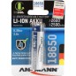 Batterie rechargeable spéciale ANSMANN 18650 9,36 Wh, Li-Ion 18650, 3,7 V, 2 600 mAh