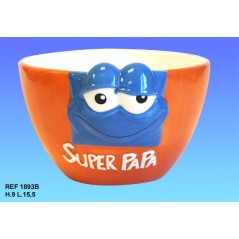 Bol Petit Déjeuner en Céramique « Super Papa »