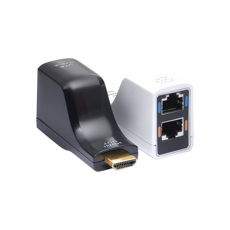 ADAPTATEUR HDMI SUR CORDONS RJ45 (x2) / 60M ADAPTATEUR HDMI SUR CORDONS RJ45 (x2) / 60M