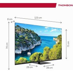 THOMSON ECRAN LCD 55 TV UHD QL 144H 4HDMI WFBT GTV